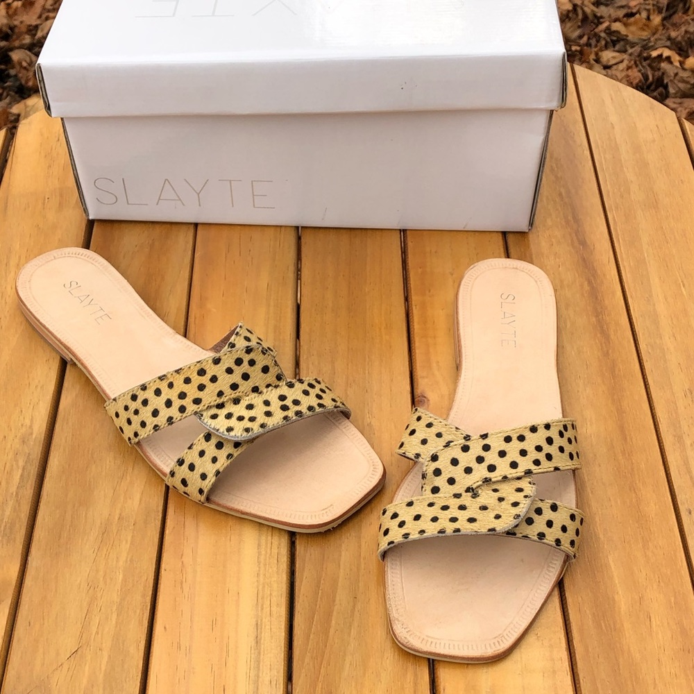 Slayte☀️Turlington leopard print sandals